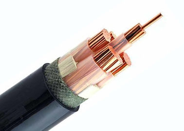 Base de 0.6/1 kilovoltios 4 + conductor de cobre desnudo aislado XLPE de la clase 2 del cable de transmisión de la tierra