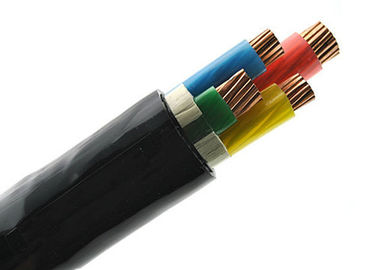 Cables de cobre 0.6/1 kilovoltios 4 de la base de aislamiento del PVC y cable de transmisión forrado de la baja tensión