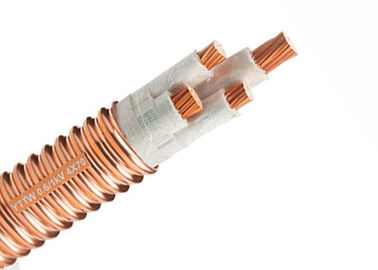 La luz/el cable resistente al fuego resistente cuatro quita el corazón a la envoltura metálica de cobre