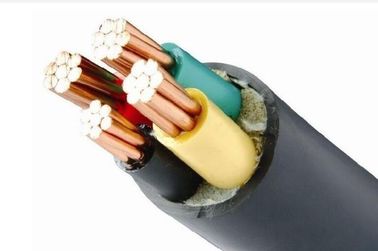 VV tipo resistencia a la corrosión aislada PVC de los corazones del cable de transmisión tres