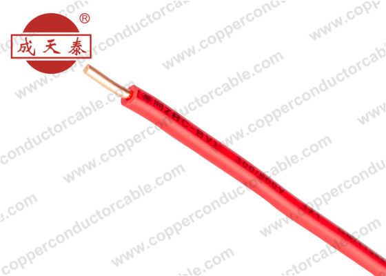 Conductor de cobre rígido Cable Flame Retardant del solo de la base aislamiento del PVC 450/750 V